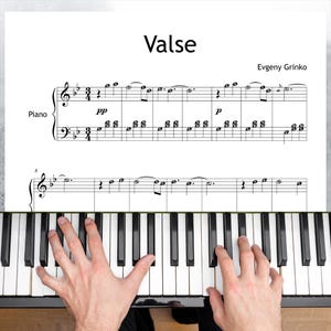 Valse – Evgeny Grinko | Grade 3–4 Piano Sheet Music PDF + MP3 + Tutorial Video | Finger Numbers