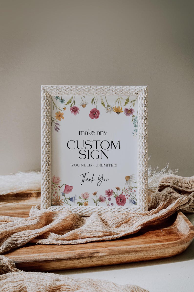 Love In Bloom Bridal Shower Bundle: Invitation, Games, Welcome Sign Templates (Digital Download) #viona image 6
