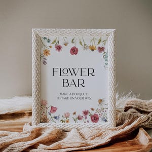 Love In Bloom Bridal Shower Bundle: Invitation, Games, Welcome Sign Templates (Digital Download) #viona image 13