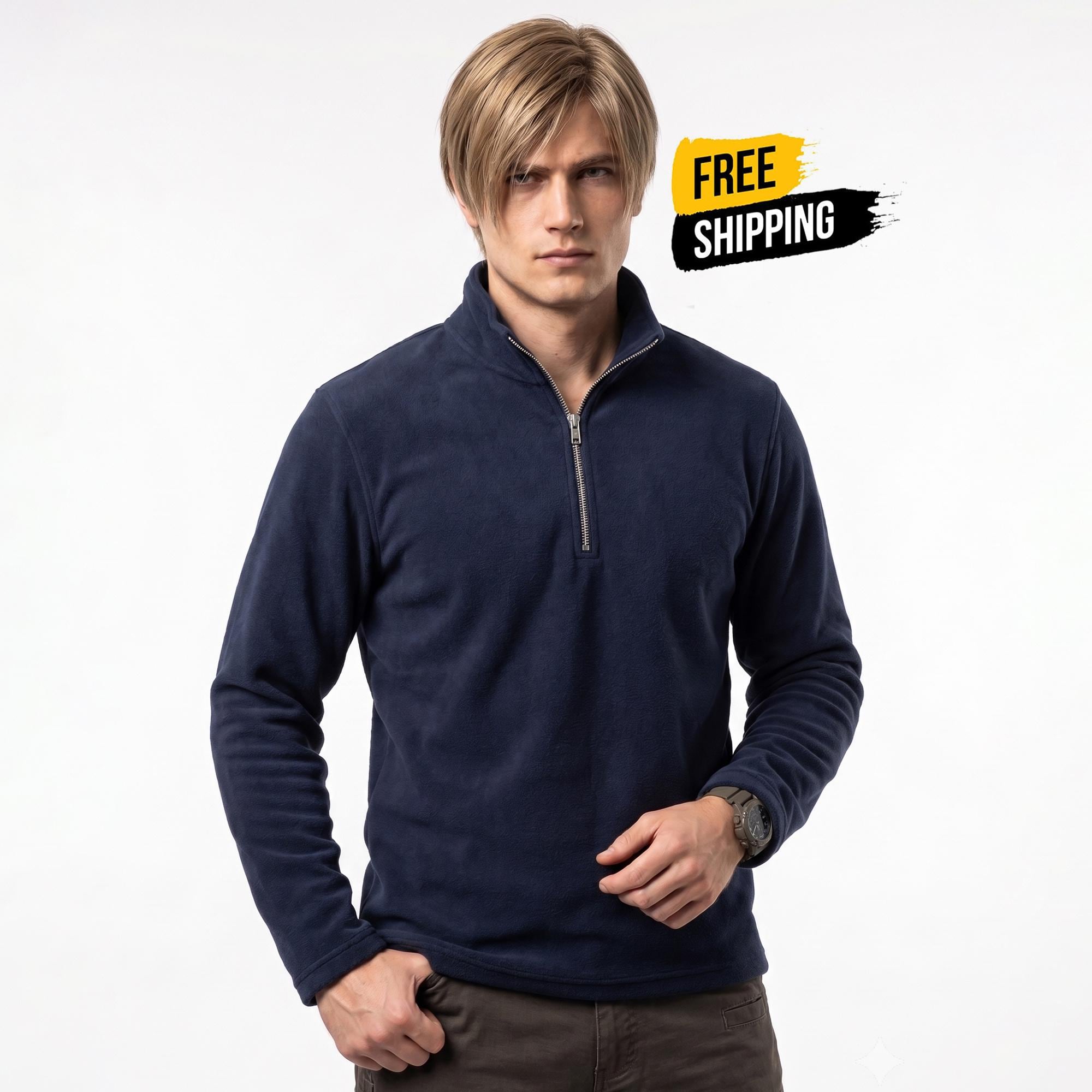 Leon S Kennedy Fleece Quarter Zip | Resident Evil Requiem 9