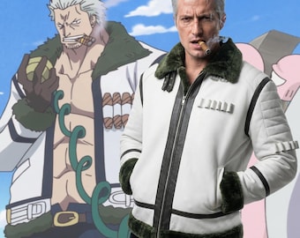 Smoker Marine Inspired Jacket | One Piece S02 Series Jacket | Callum Kerr Anime Cosplay