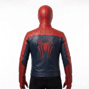 Spider Man Jacket | Peter Parker Cosplay | SuperHero Costume image 2