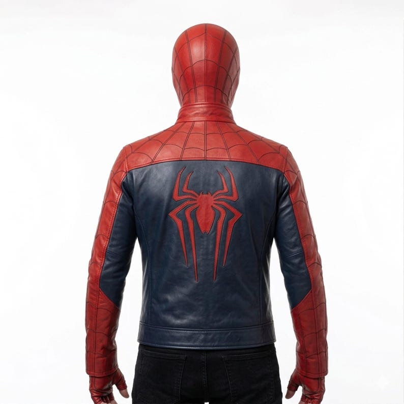 Spider Man Jacket | Peter Parker Cosplay | SuperHero Costume image 2