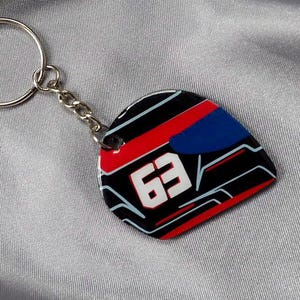 GEORGE RUSSELL F1 Helmet Keyring