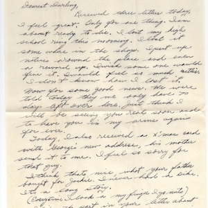 Carta y sobre manuscritos vintage de los años 50 (juego 1) para collage o diario - Archivos digitales