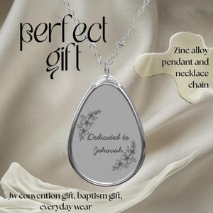 JW Necklace Jewelry, Perfect Gift for Convention, Baptism Gift, Personalized Jw Necklace Jewelry, Personalized Jw Jewelry