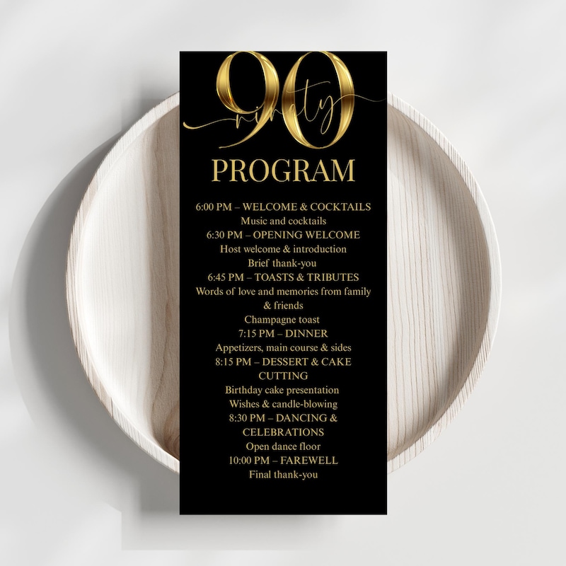 50th Class Reunion Program Template - Etsy