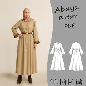 Abaya pattern PDF