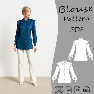 Blouse pattern PDF
