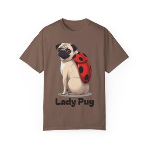 Trendy Lady Pug T-Shirt | Cute Dog Lover Tee, Whimsical Animal Gift, Birthday Surprise for Pug Fans"