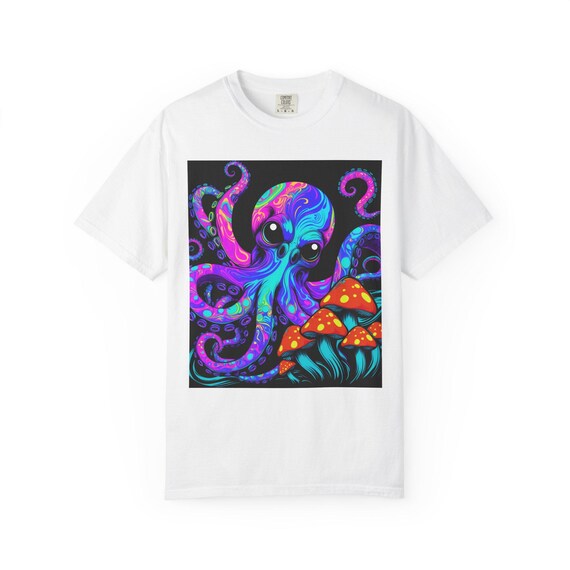 T-shirt unisex tinta in capo con motivo 