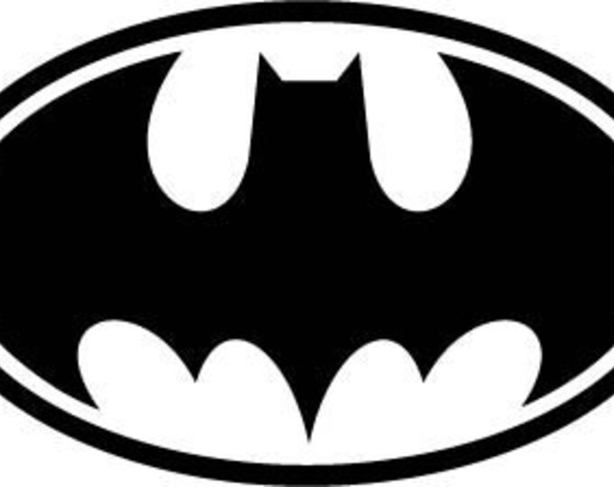 6 Batman Logo Vinyl Decal Etsy
