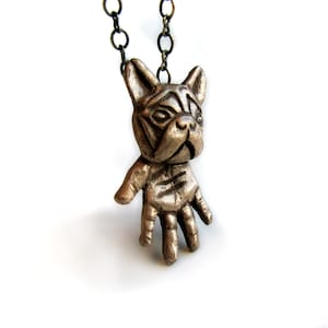 French bulldog necklace surreal image 1