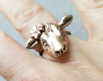 Cow head ring