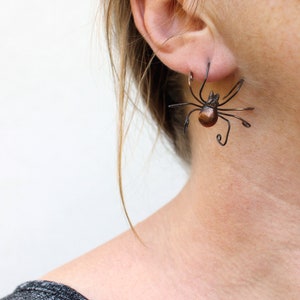 Spider earring smaller