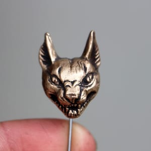 Wild cat stick pin lynx caracal