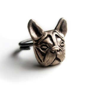 French bulldog head ring