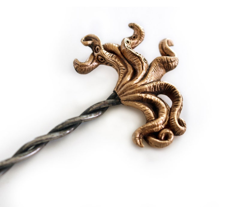 Octopus tentacle hair stick image 1