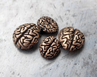 Grey matter double brains cufflinks