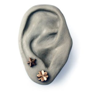 Human ear earring display photo prop image 4