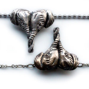 Elephants heart necklace sterling silver image 5