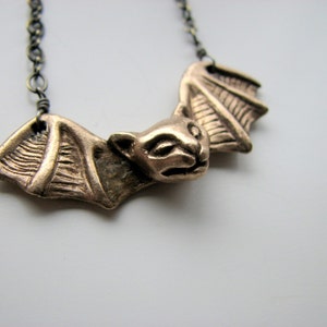 Bat cat necklace image 5