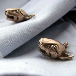 Bullterrier dog cuff links image 5