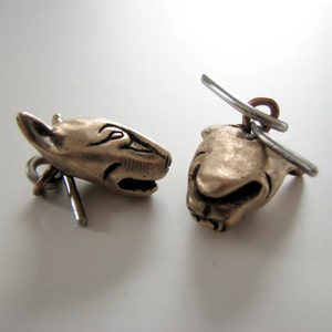 Bullterrier dog cuff links image 4