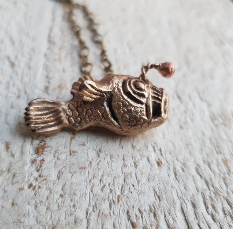 Angler fish necklace image 1