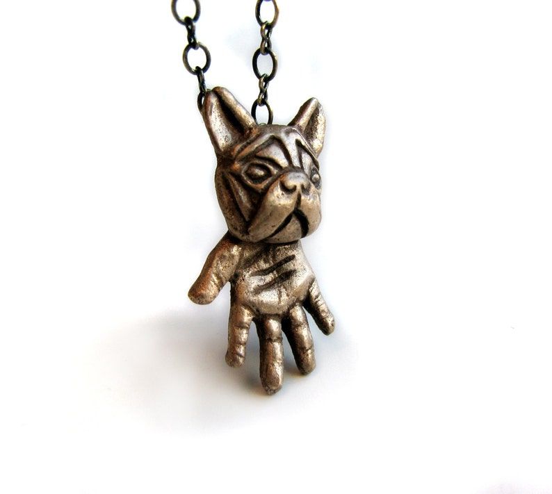 French bulldog necklace surreal image 1