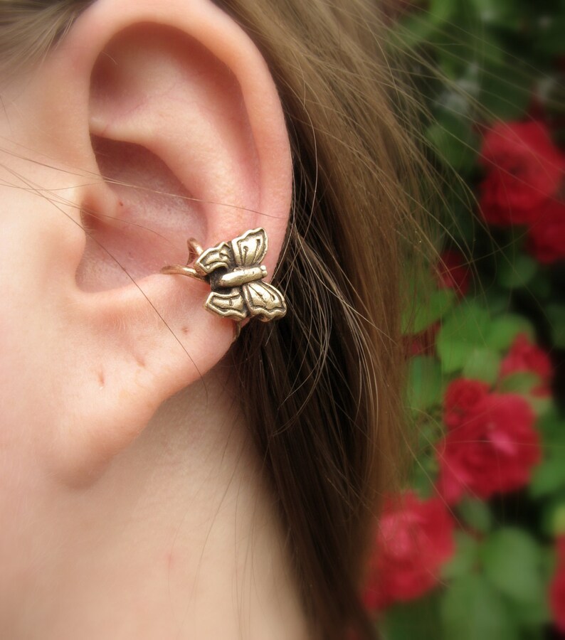 Butterfly ear cuff image 5