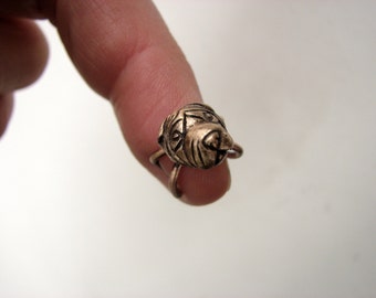 Shar pei dog ear cuff.