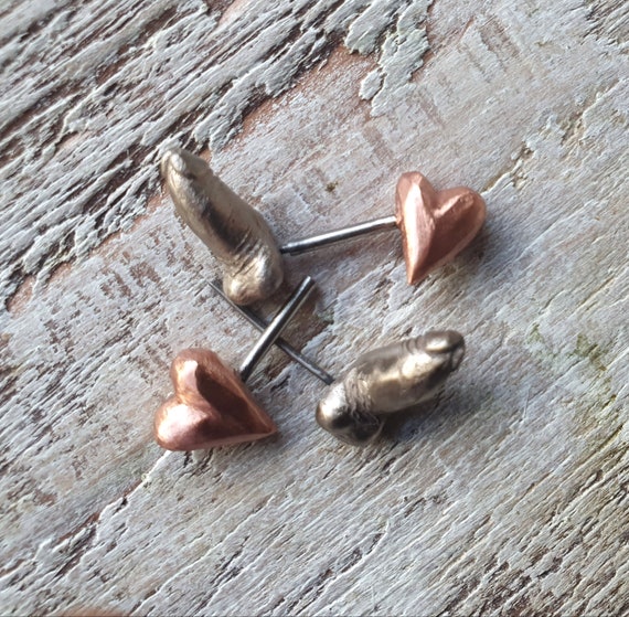 Nipple Piercing Jewelry. I Love Dick, Cock, Penis. Mature. - Etsy