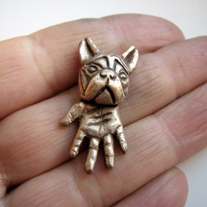 French bulldog necklace surreal image 3