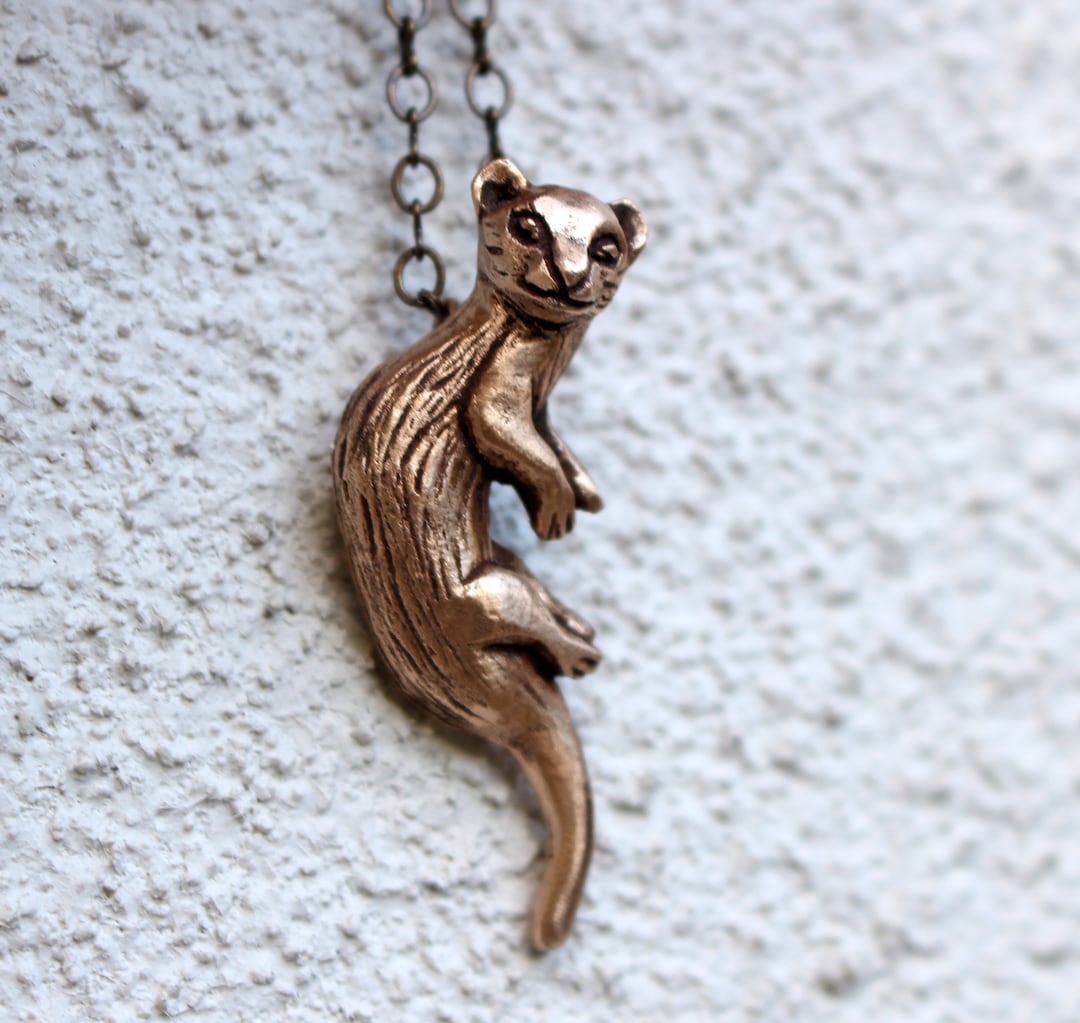 Ferret necklace deals