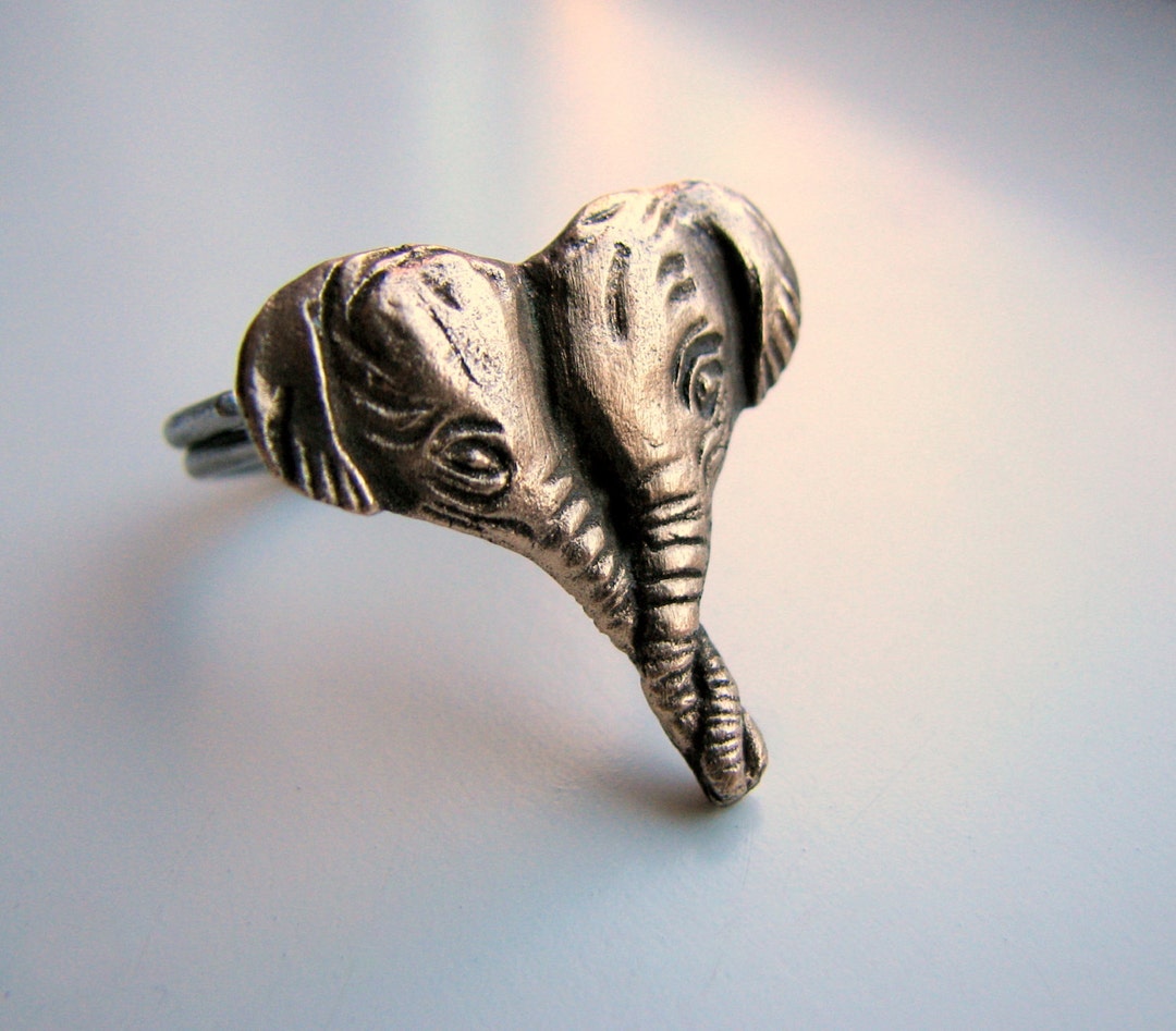 Elephant Ring, Elephants in Love, Heart Ring Israel