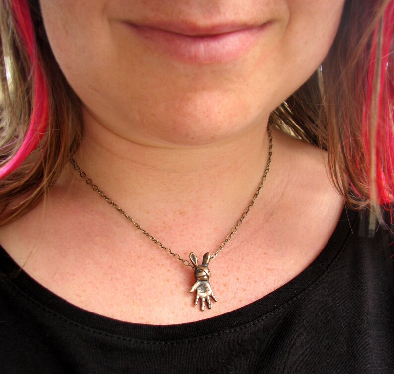 Bunny Pendant Ugly Cute Etsy