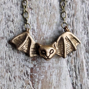 Bat cat necklace image 3