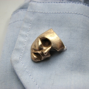 Theater mask cufflinks comedy and tragedy jewelry for men image 3