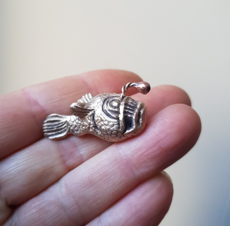 Angler fish necklace image 2