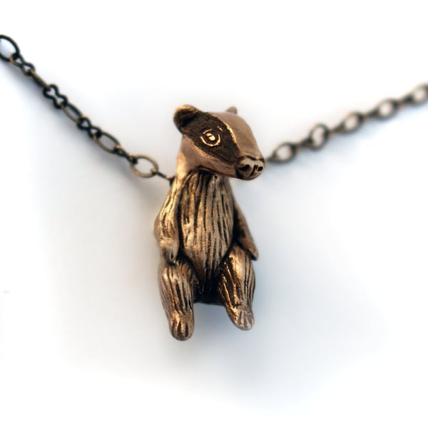 English badger pendant