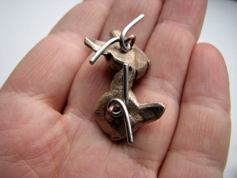 Bulldog dog cuff links simple