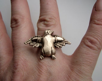 Penguin jewelry ring