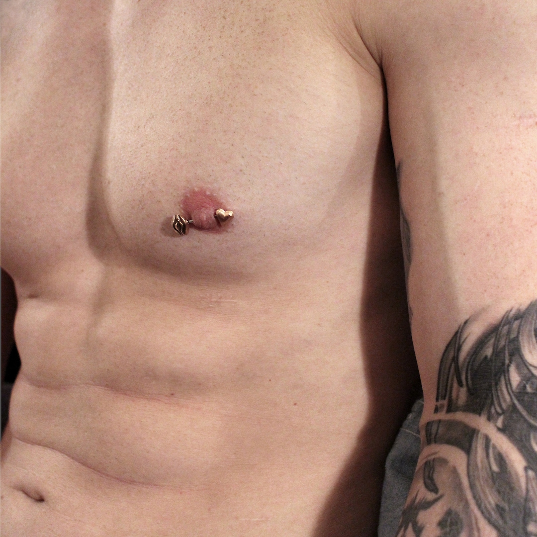 Subtle breast rings for adults