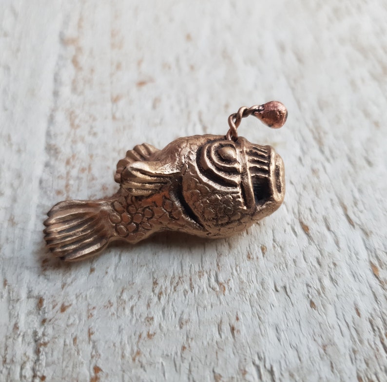 Angler fish necklace image 3