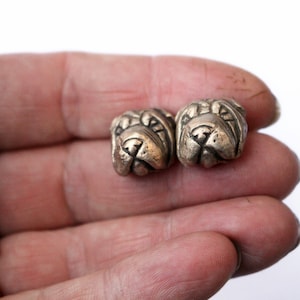 Shar pei dog head cuff links image 2