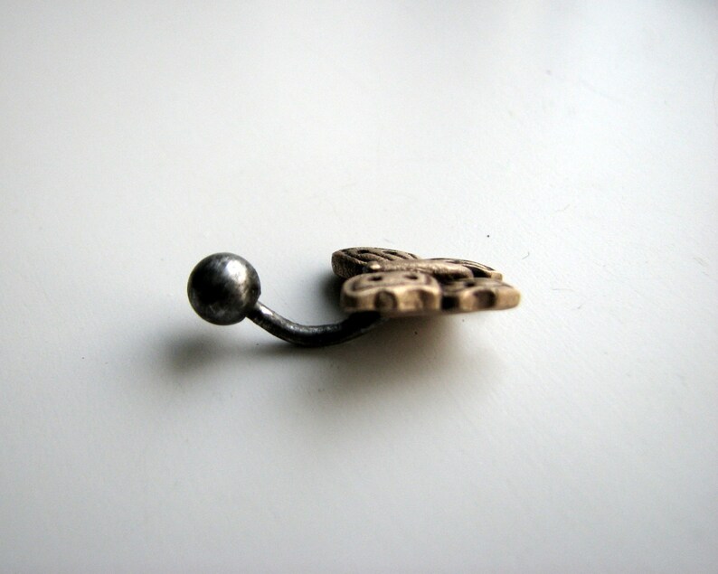 Belly button jewelry butterfly