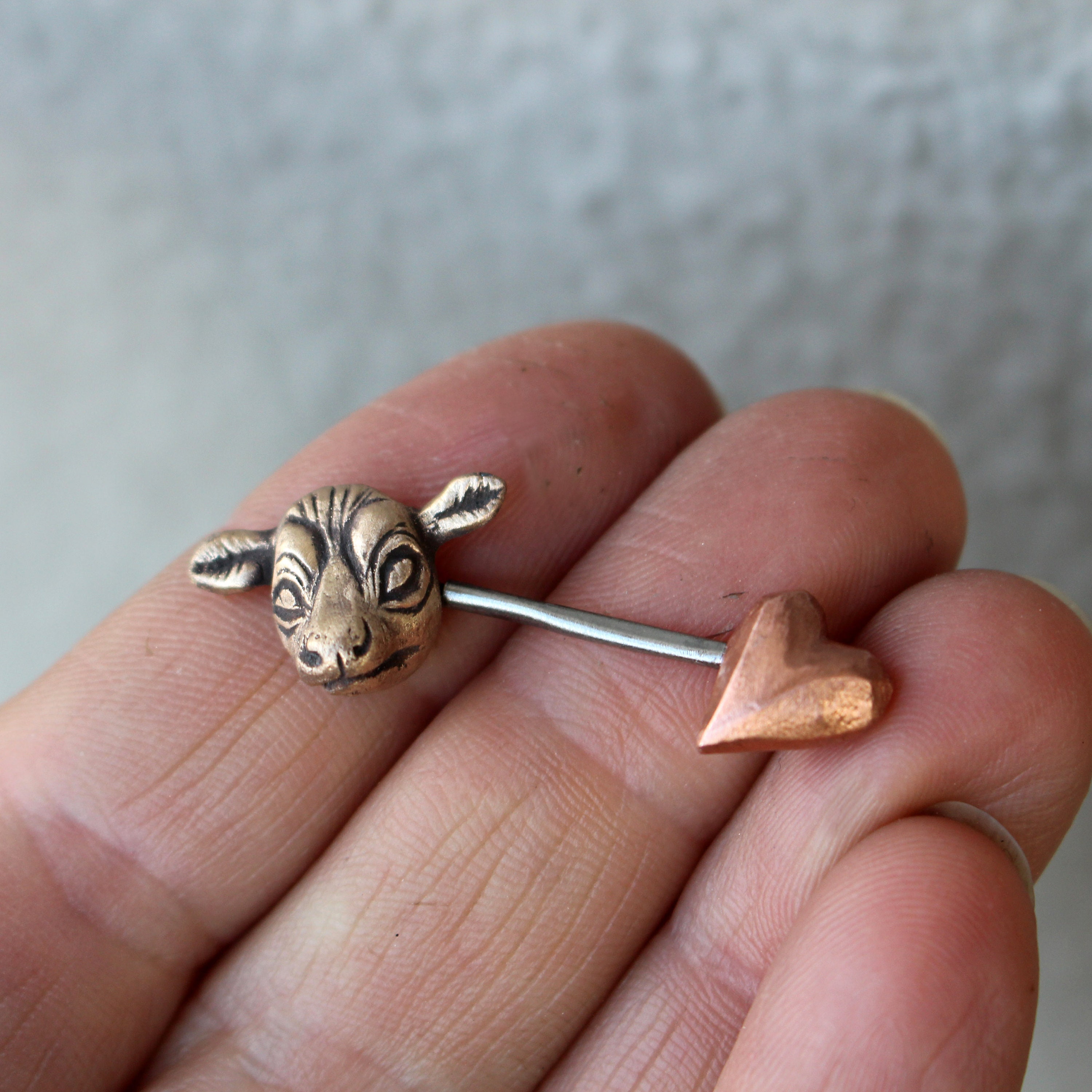 Cow nipple rings deals
