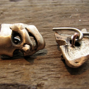 Theater mask cufflinks comedy and tragedy jewelry for men image 5