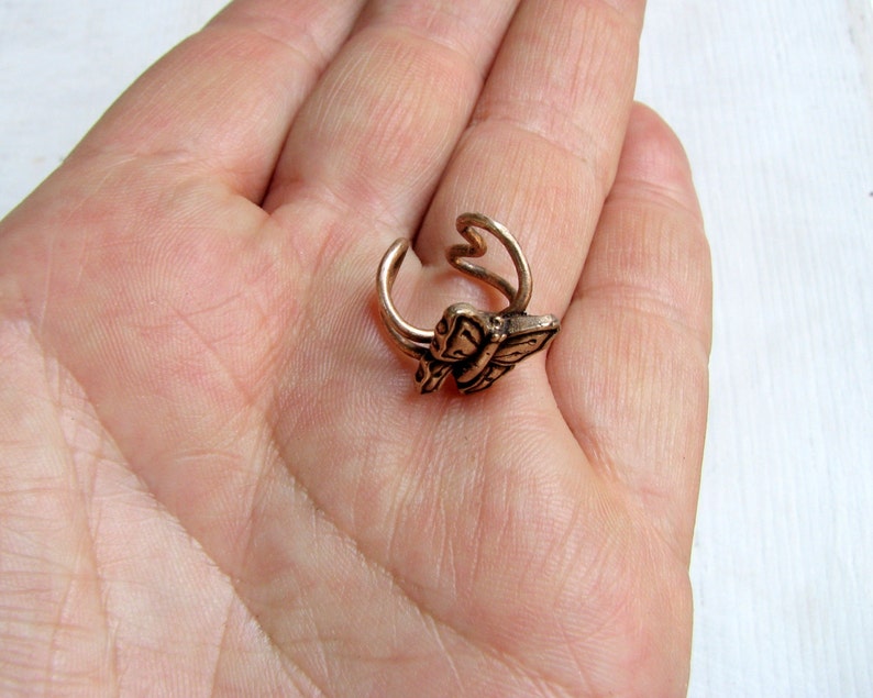 Butterfly ear cuff image 3